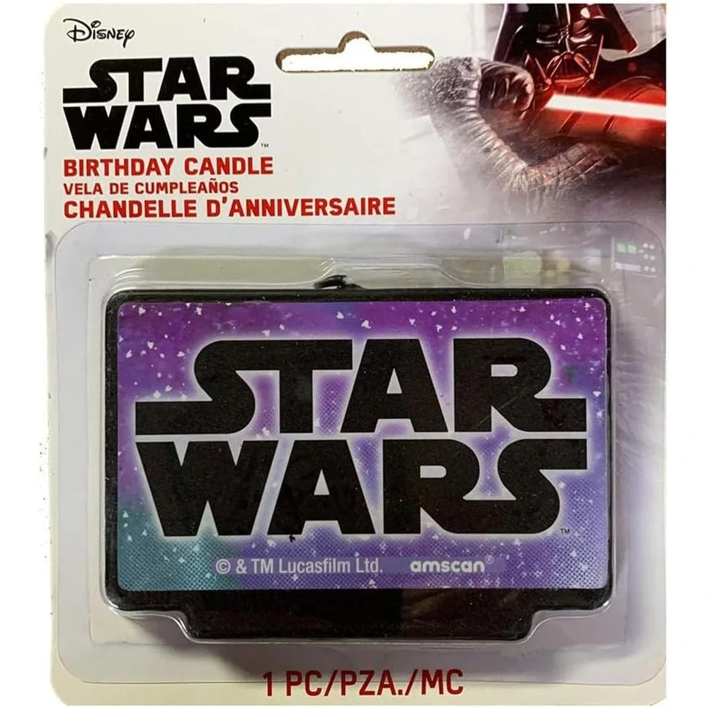 Star Wars Galaxy of Adventure- Disney Kids Birthday Party Decoration Cake Candle